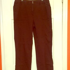 Karen Scott brown pants